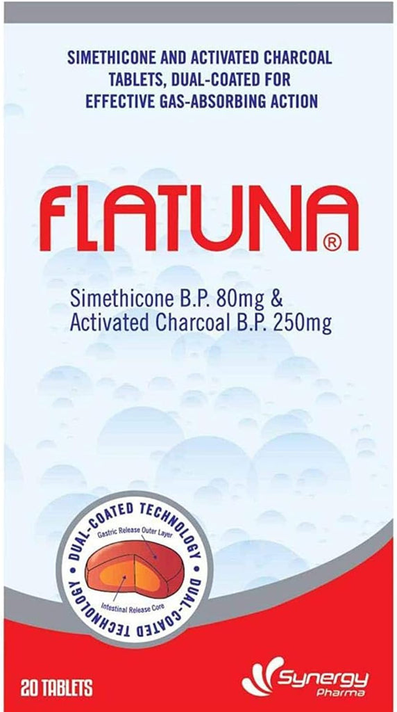 Flatuna Dual Coated Tablets,20's