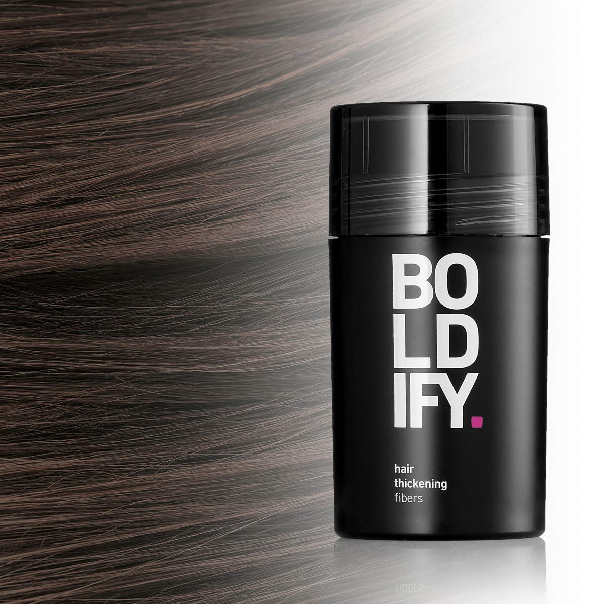BOLDIFY Hair Fibers for Thinning Hair (ASH BROWN) Undetectable - 12Gr Bottle - Completely Conceals Hair Loss in 15 Sec - Hair Topper for Fine Hair for Women & Men