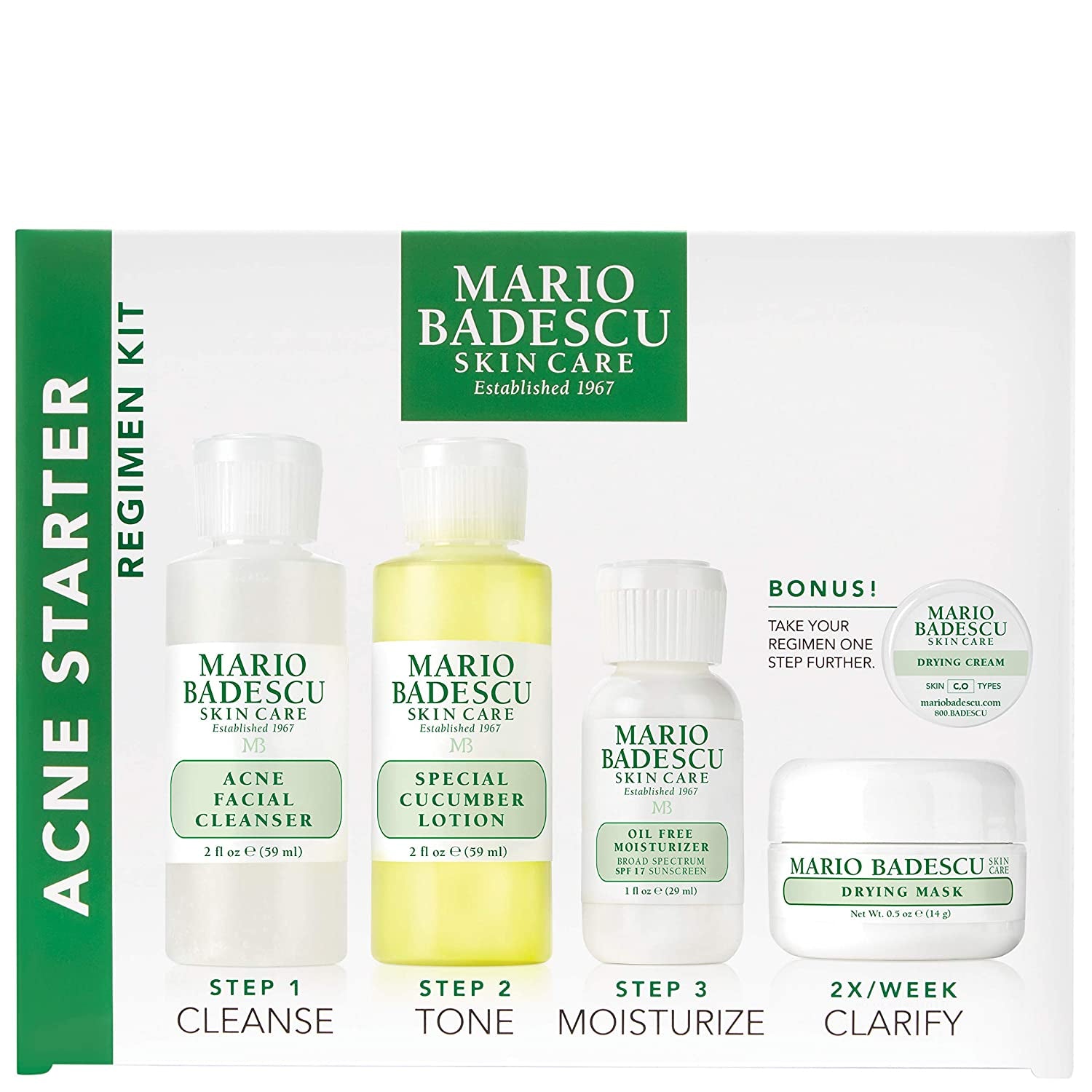 Mario Badescu Acne Starter/Control/Repair Kit - Free & Fast Delivery