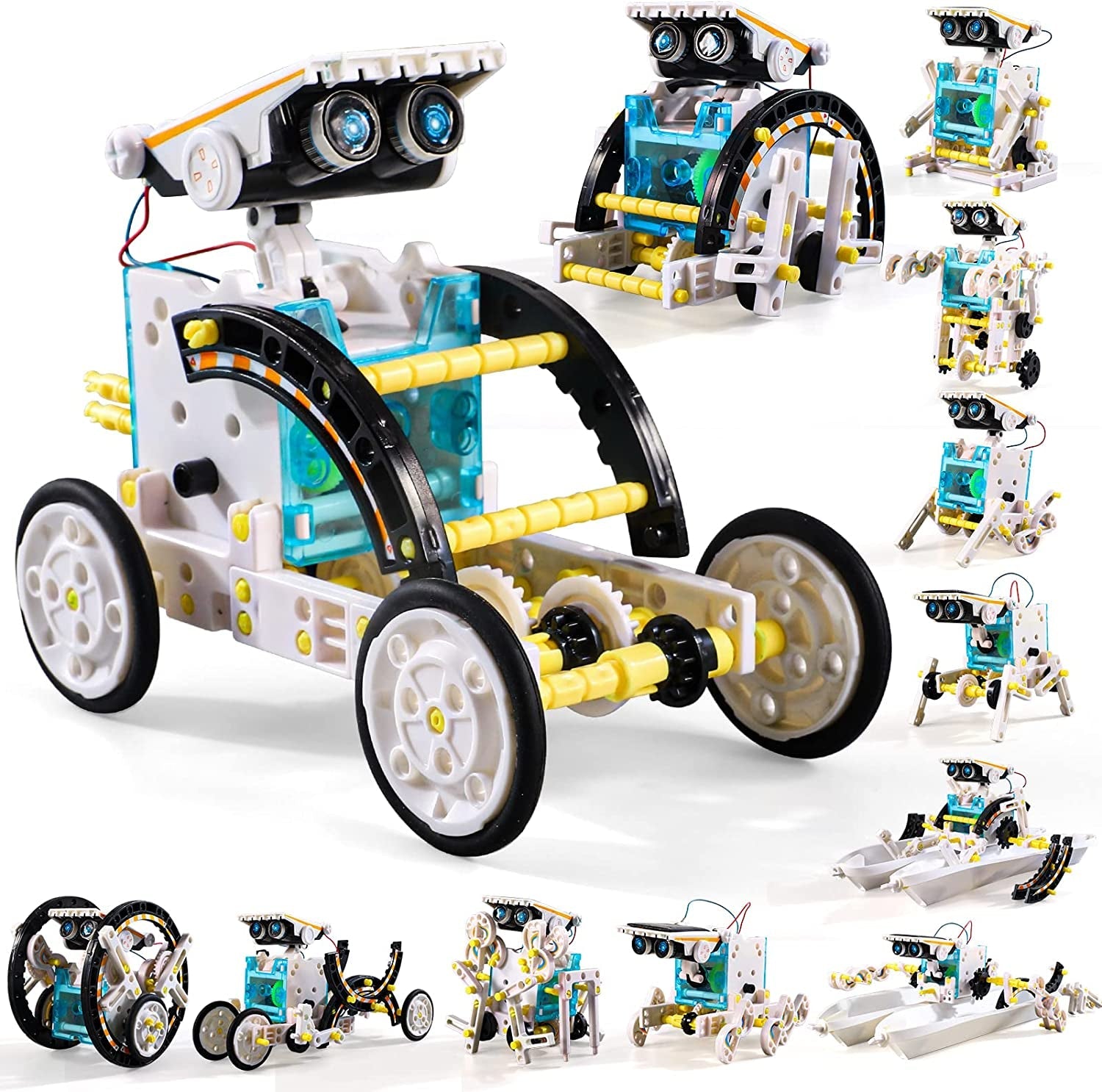 "Experience the Wonder of Lucky Doug 12-In-1 STEM Solar Robot Kit - The Perfect Gift for Curious Kids 8-13 Years Old! Inspire Learning and Creativity with this Educational Building Science Experiment Set - Ideal for Birthdays and Holidays!"